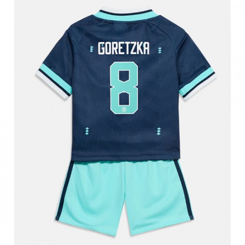Saksa Leon Goretzka #8 Vieraspaita Lapsille MM-kisat 2026 Lyhythihainen (+ Lyhyet housut)